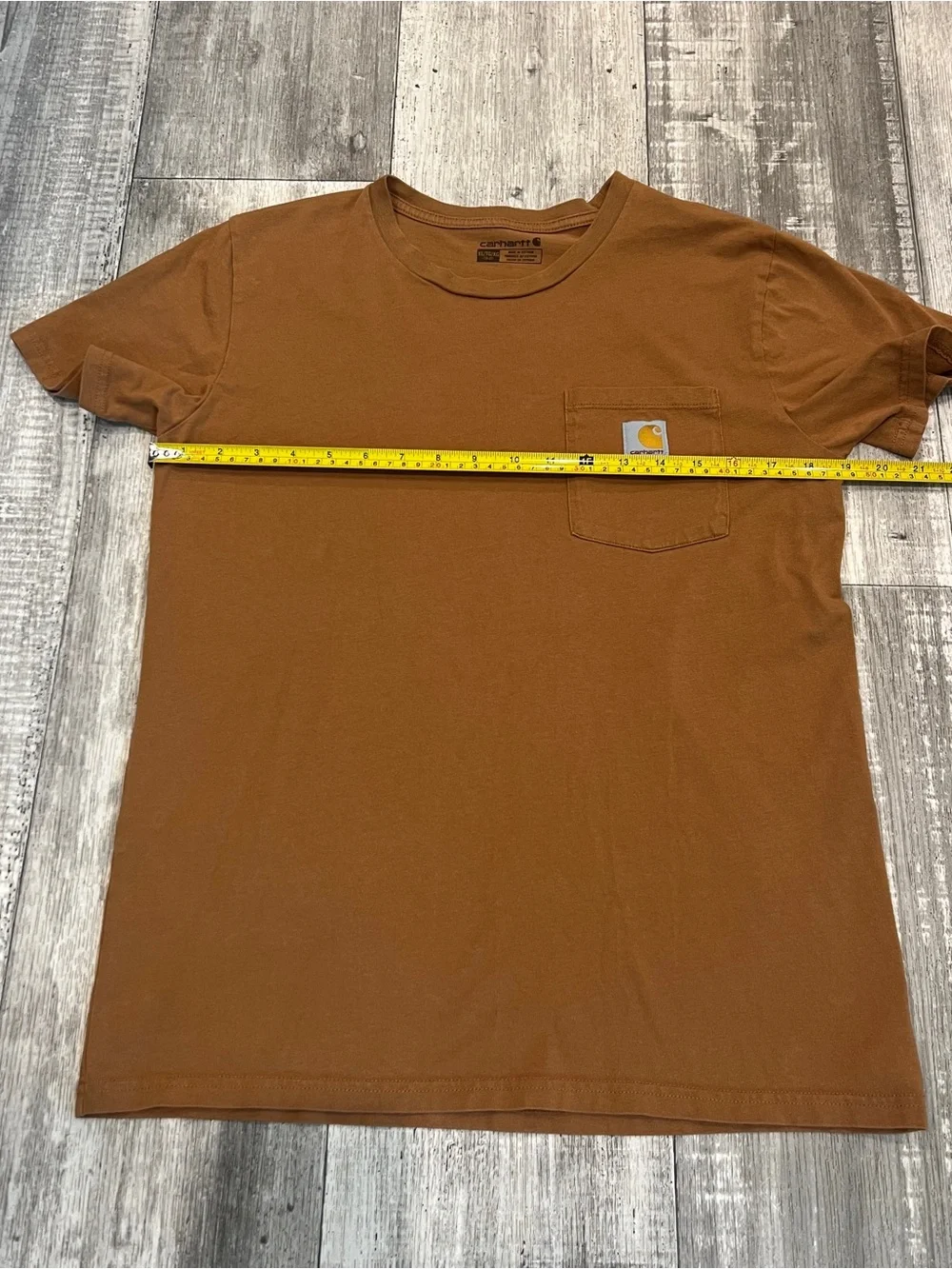 Carhartt Youth XL Pocket Tee in Carhartt Brown